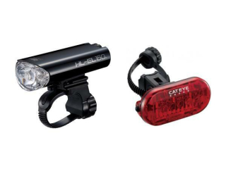 Cyklistické svetlo CatEye HL-EL160 / TL-LD155 50 lm batéria